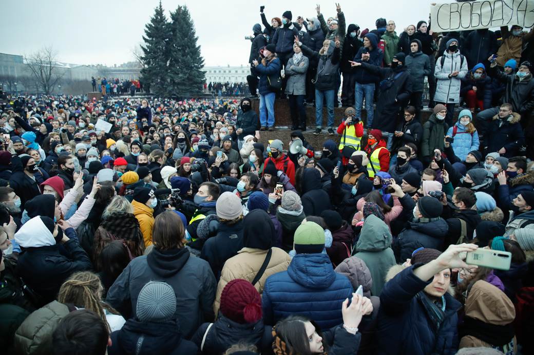  Masovna hapšenja širom Rusije: Reagovala Amerika, oglasio se Stejt department 