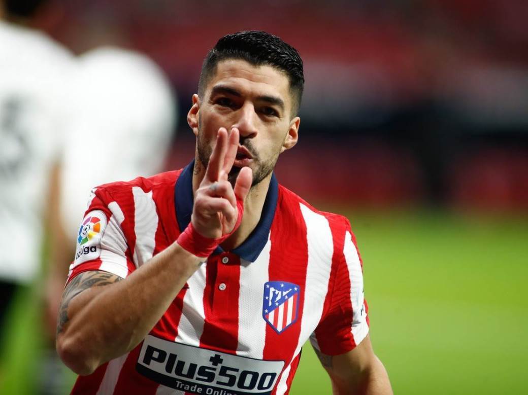  Atletiko Madrid luis Suarez 12 golova na 15 utakmica 