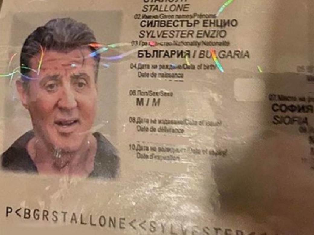  Roki bolji od originala: Falsifikatori koristili pasoš sa slikom Stalonea - garantovali za kvalitet ilegalnih dokumenata 
