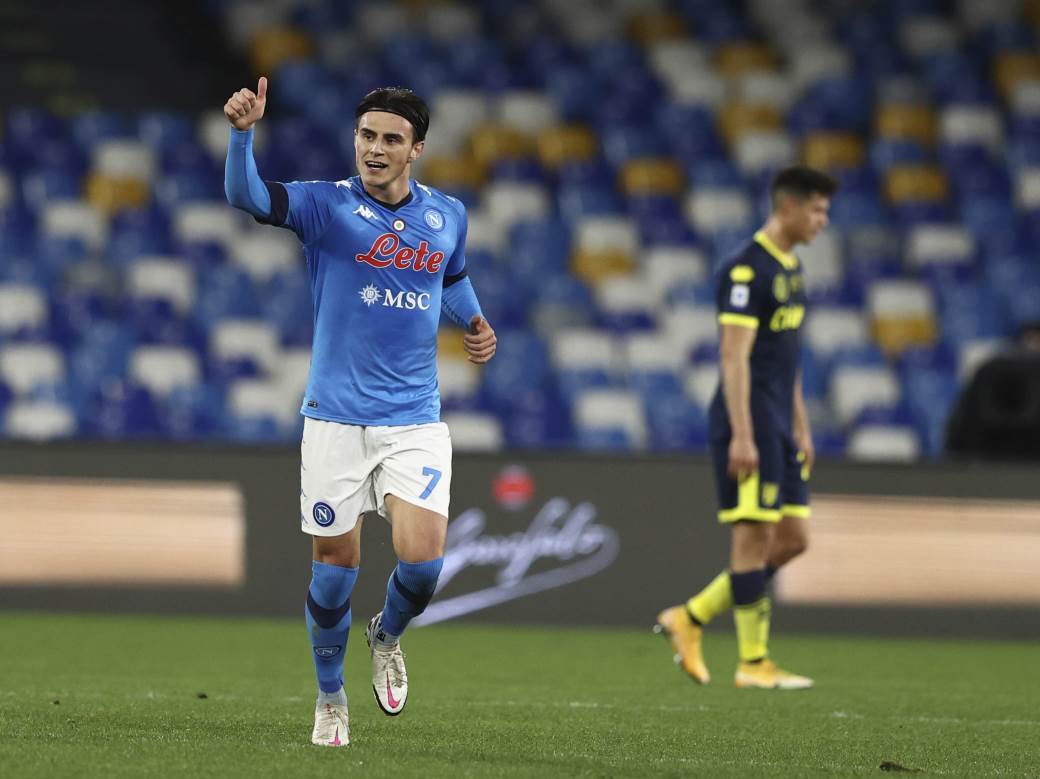  Serija A 20. kolo Napoli Parma 2 0 