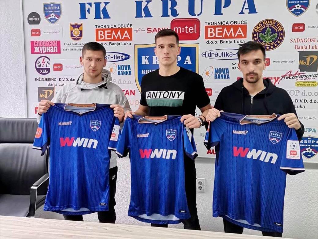  Krupa tri nova igrača Đekić Arsić Erak 