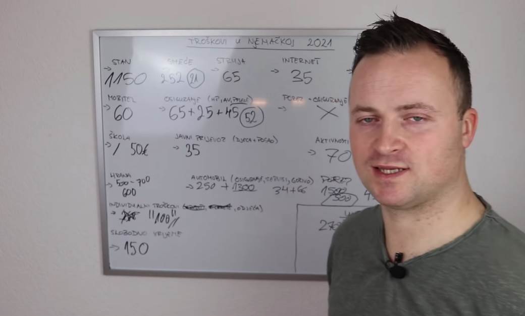  Ivan iz Njemačke otkrio koliki su mjesečni troškovi jedne porodice: "Ovo je realna slika"! (VIDEO) 