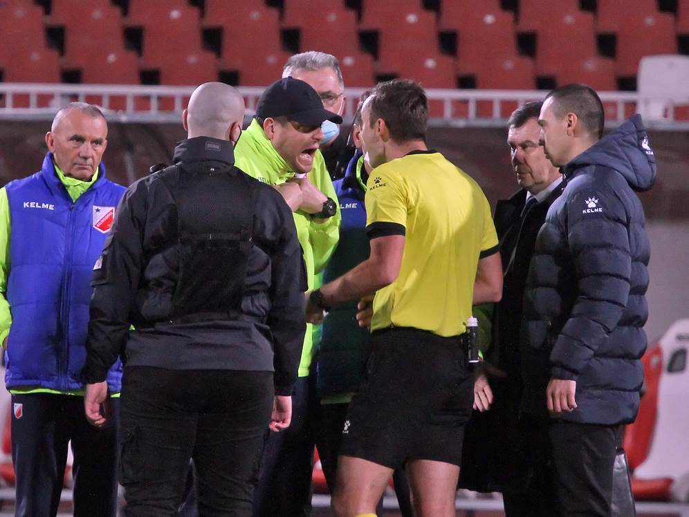  Vojvodina - TSC 0:1 Superliga Srbije Nenad Lalatović isključen, Mladen Krstajić debitovao pobjedom 