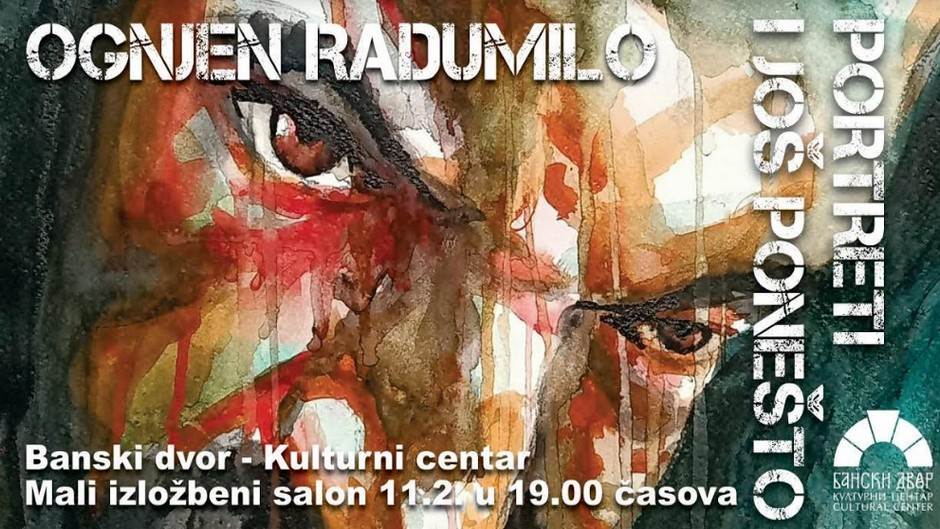  Otvaranje izložbe Ognjena Radumila 11. februara u Banskom dvoru 