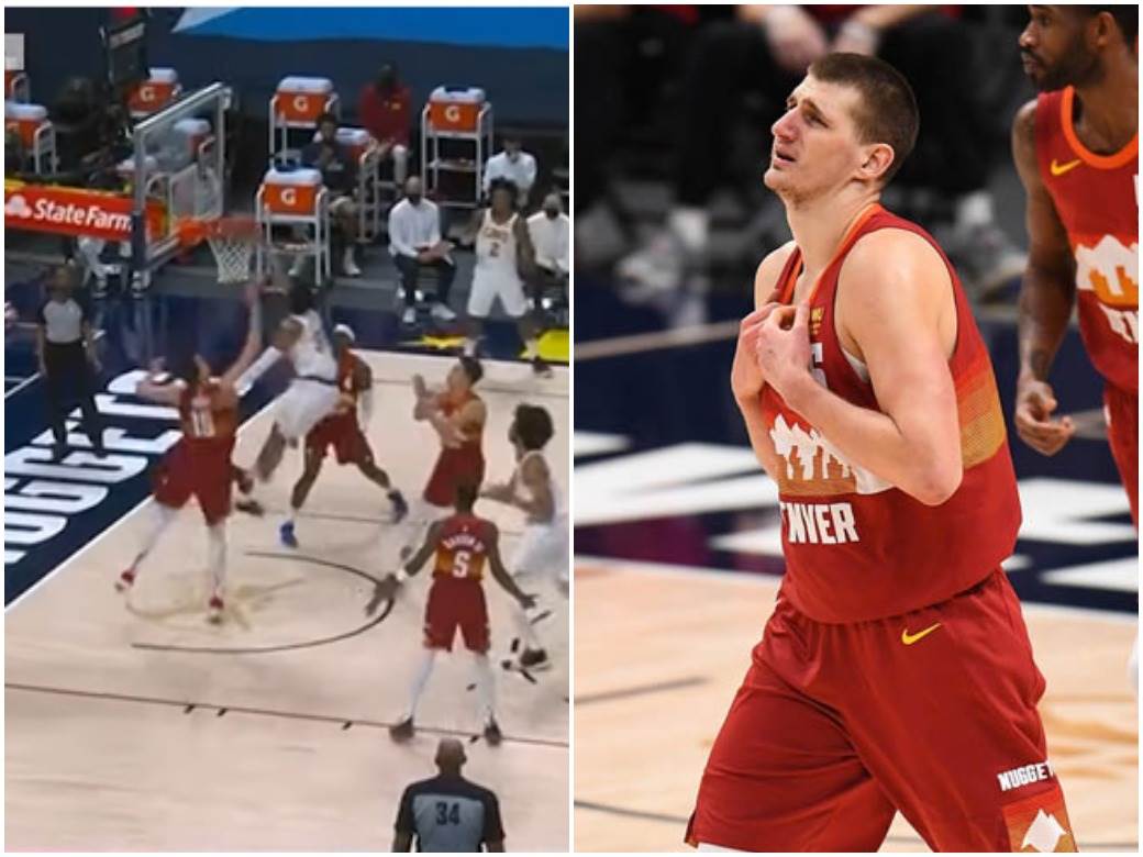  Nikola Jokić završio "na posteru", jedva da je gledao koš: Najčudnija partija Srbina ove sezone 
