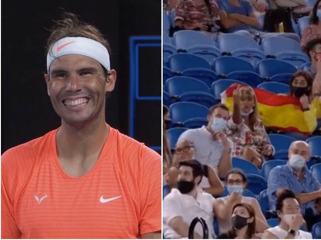  Rafael Nadal navijačica Australijan open srednji prst 