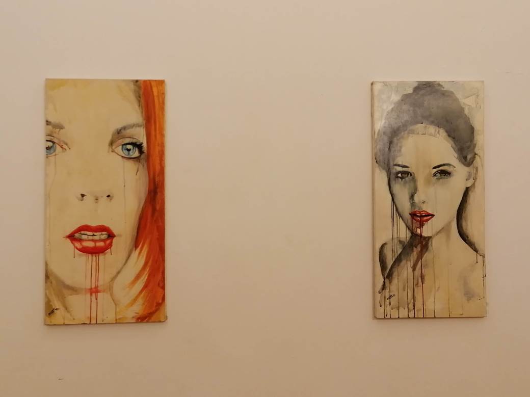  Otvorena izložba "Portreti i još ponešto" Ognjena Radumila u Banskom dvoru 