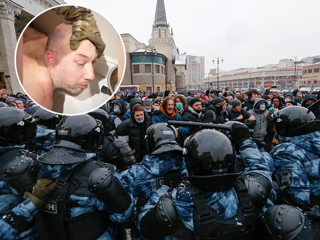  Snimak koji je razbjesnio Ruse: Evo kako se policija obračunava sa novinarima koji prate proteste - najgore ponižavanje! 