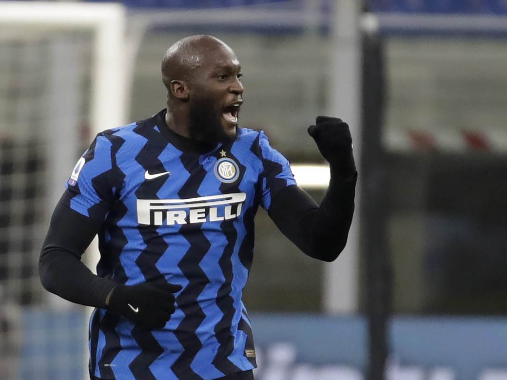  Serija A 22. kolo Inter Lacio 3 1 dva gola Lukaku Inter prvi na tabeli 