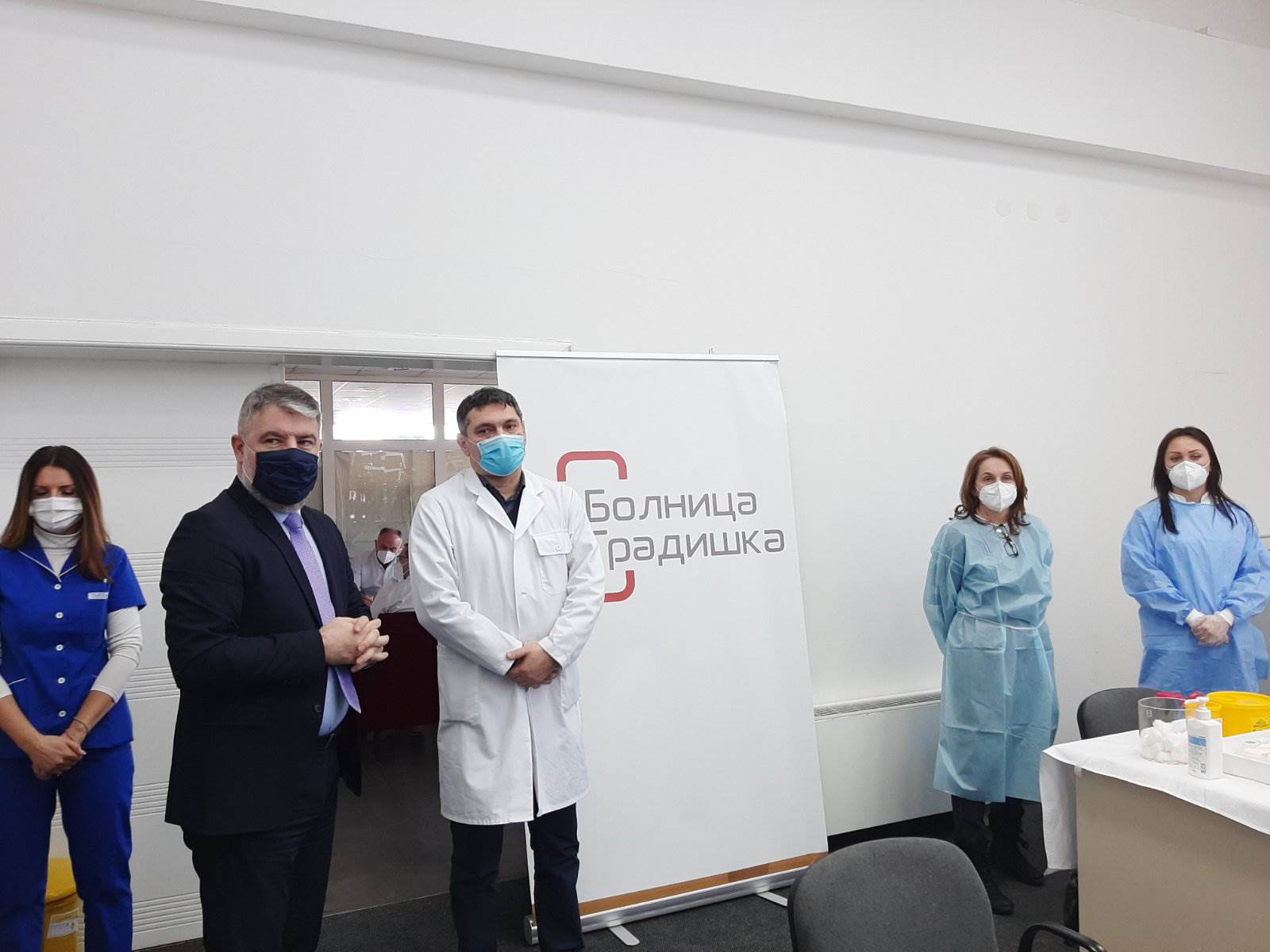  Počela vakcinacija zdravstvenih radnika u Gradišci 