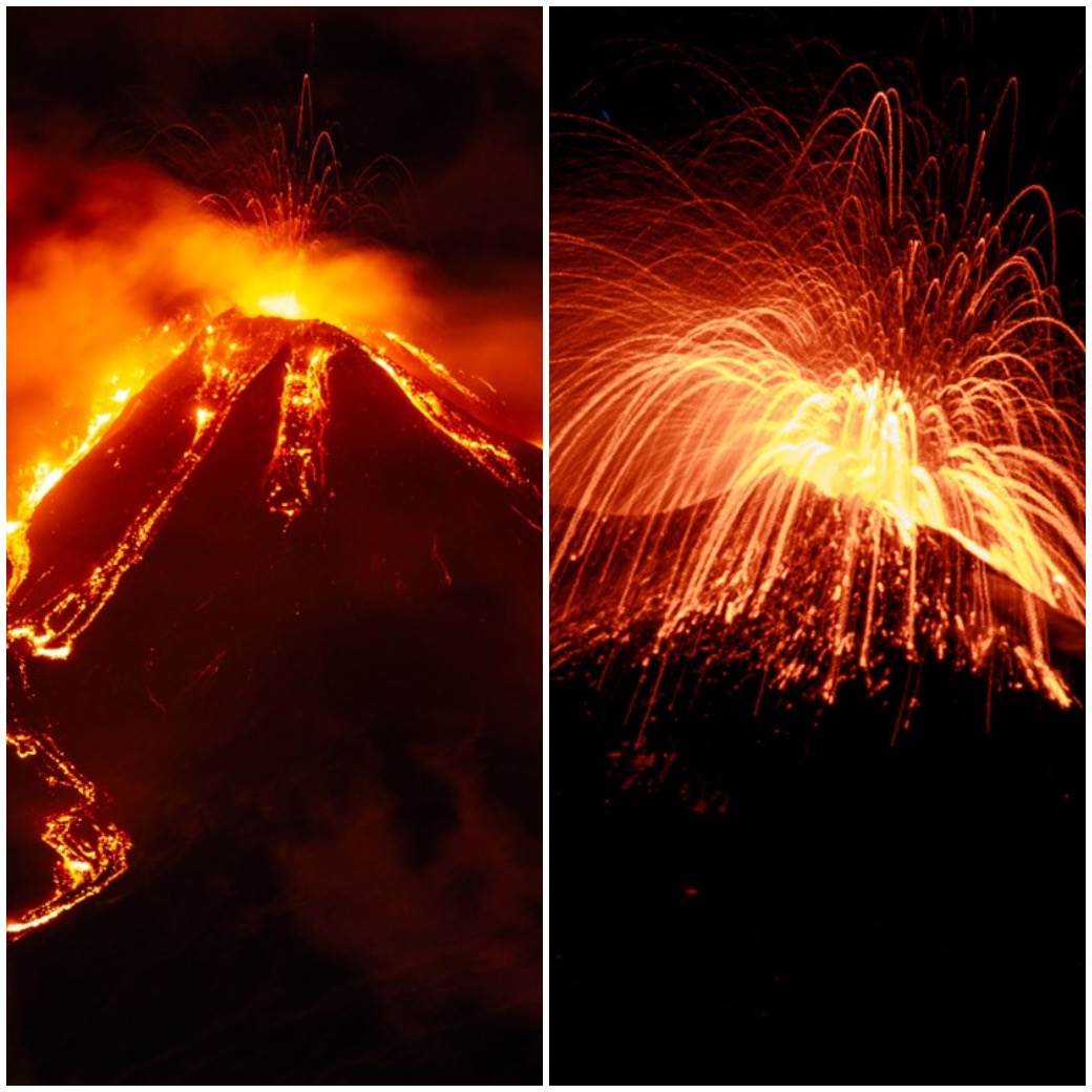  Proradila Etna! Velike količine lave šikljaju u nebo, pepeo pada po obližnjem selu (FOTO, VIDEO) 