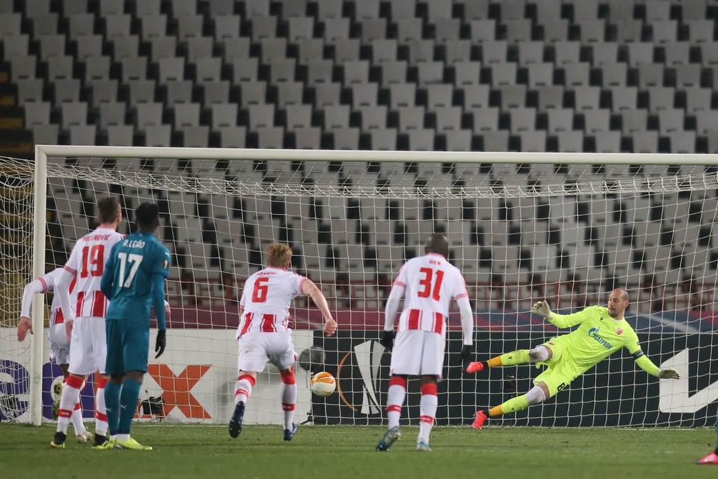  Crvena zvezda Milan gol za 1:2 