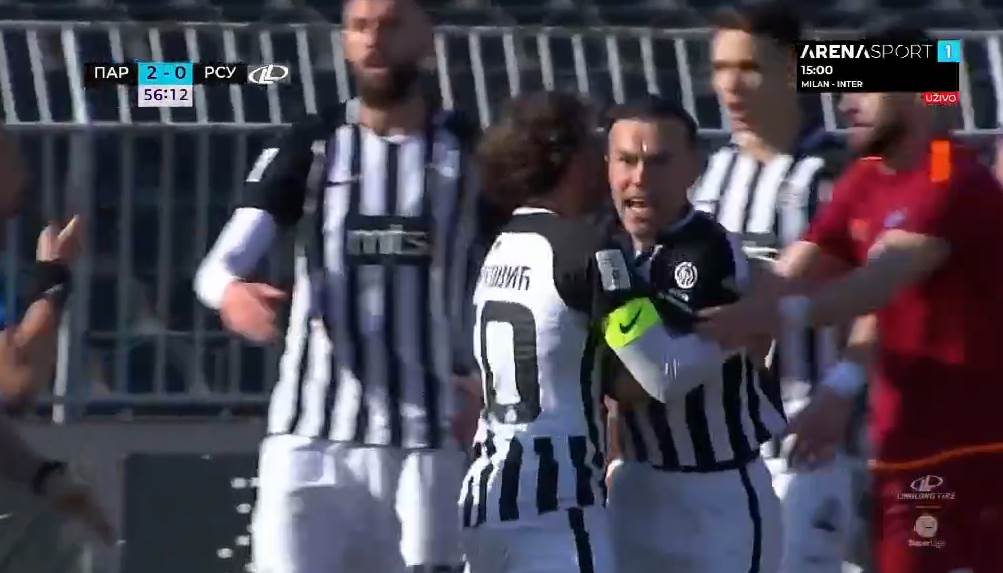  Frka na duelu Partizan - Radnik faul jokić Bibras 