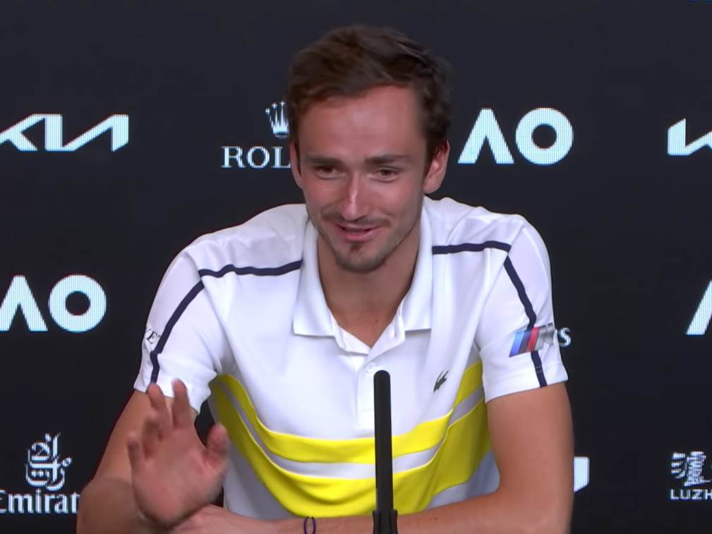  Danil Medvedev Volio bih da mi Novak Đoković bude trener 
