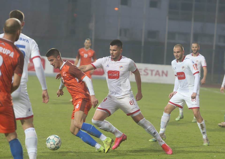  FK Borac - FK Krupa 0:0 prijateljska utakmica Gradski stadion 21. februar 2021. 