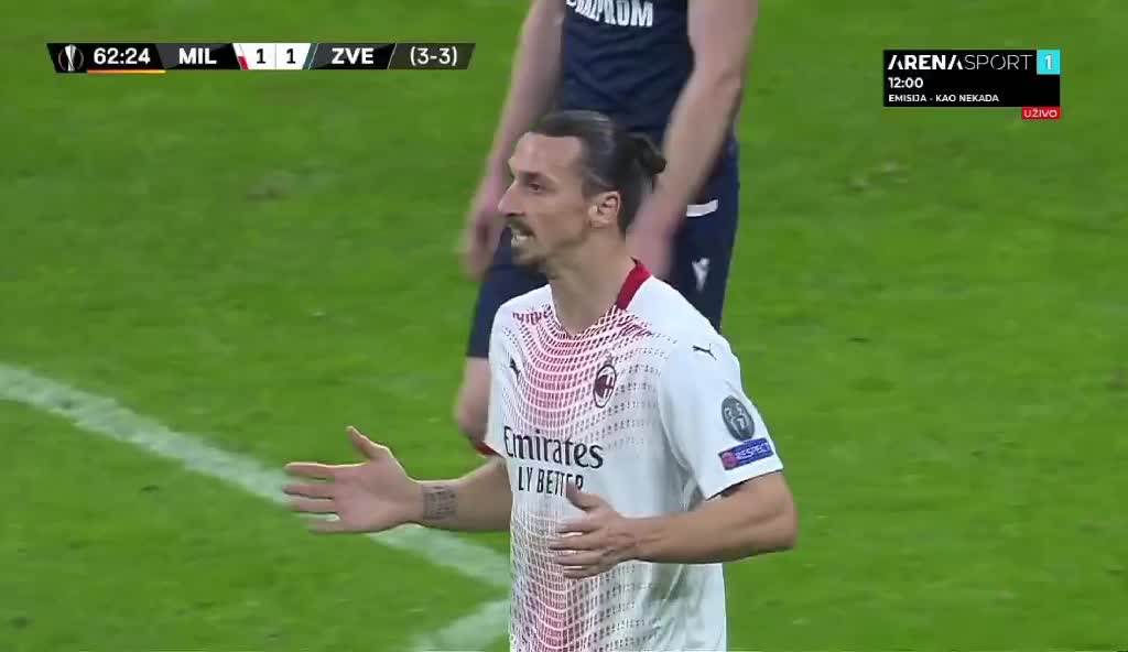  zlatan-ibrahimovic-milan-borjan-incident-zuti-karton-crvena-zvezda-milan-video 