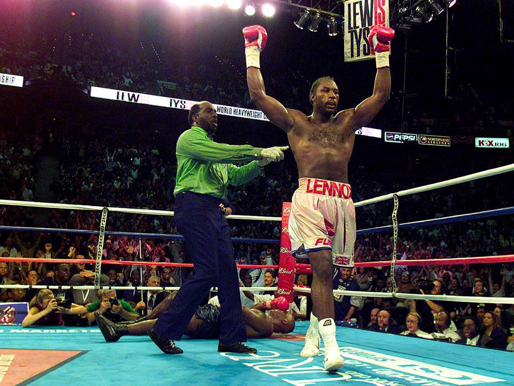  Boks Majk Tajson Lenoks Luis najava spektakl 