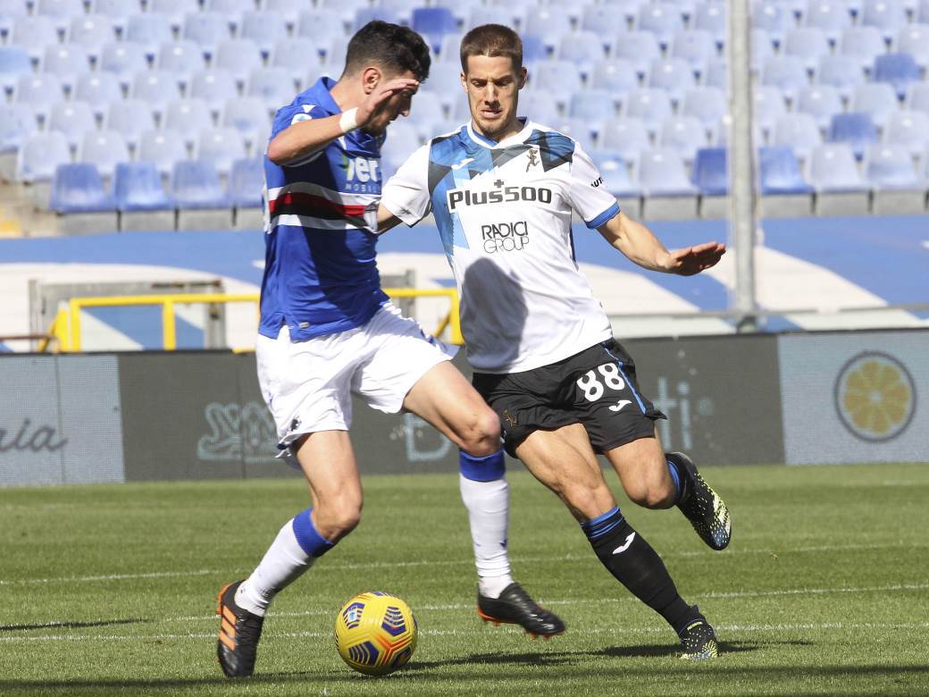 Sampdorija - Atalanta, Serija A, 24. kolo 