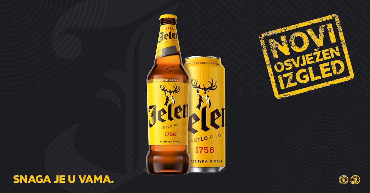  Novi izgled Jelen piva 