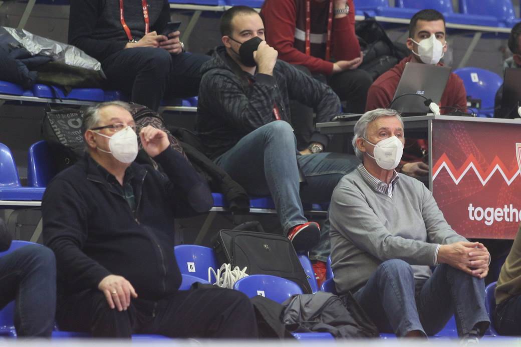  Evroliga Crvena zvezda Bajern Pešić na tribinama 
