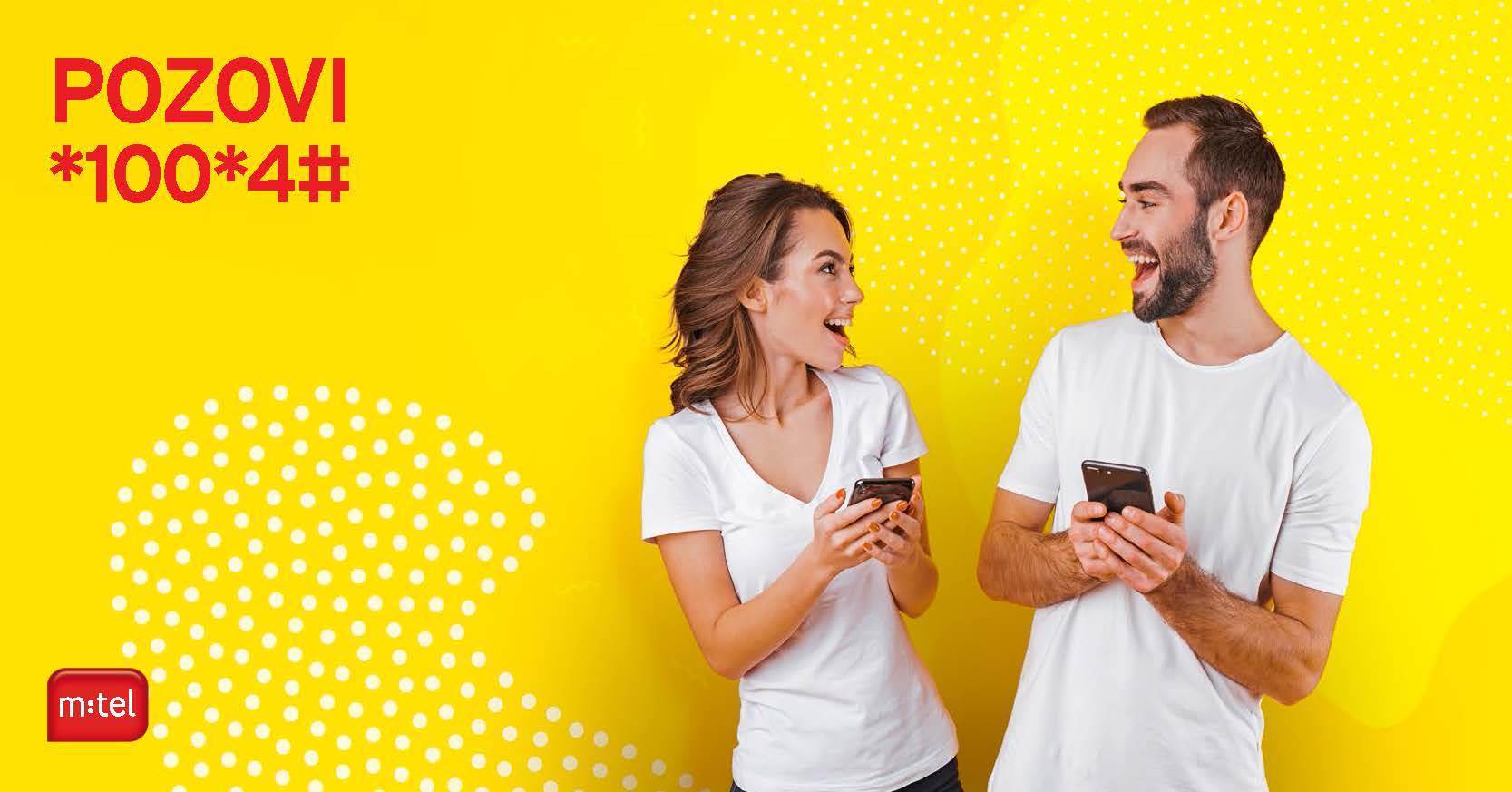  Ponuda kreirana samo za tebe:  U okviru m:tel servisa Moj meni potraži svoje minute i gigabajte 