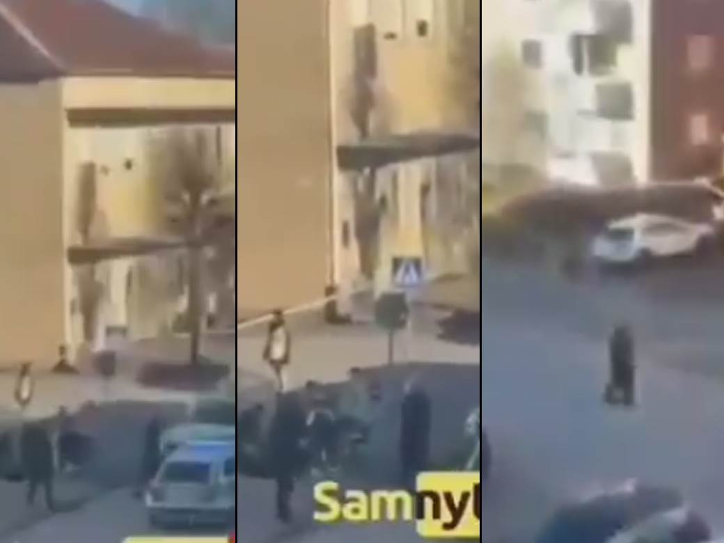  Prvi snimci napada u Švedskoj: Izbo osmoro pa ga je policija upucala (VIDEO) 