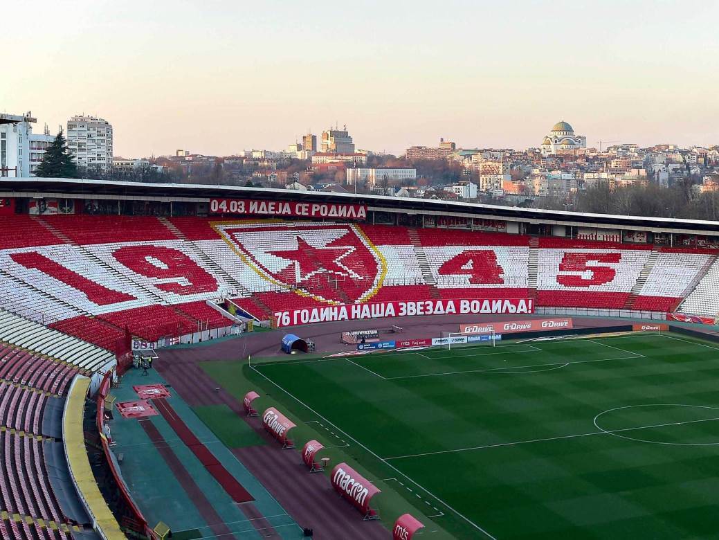  Crvena zvezda - Čukarički koreografija Delije 76 rođendan kluba 