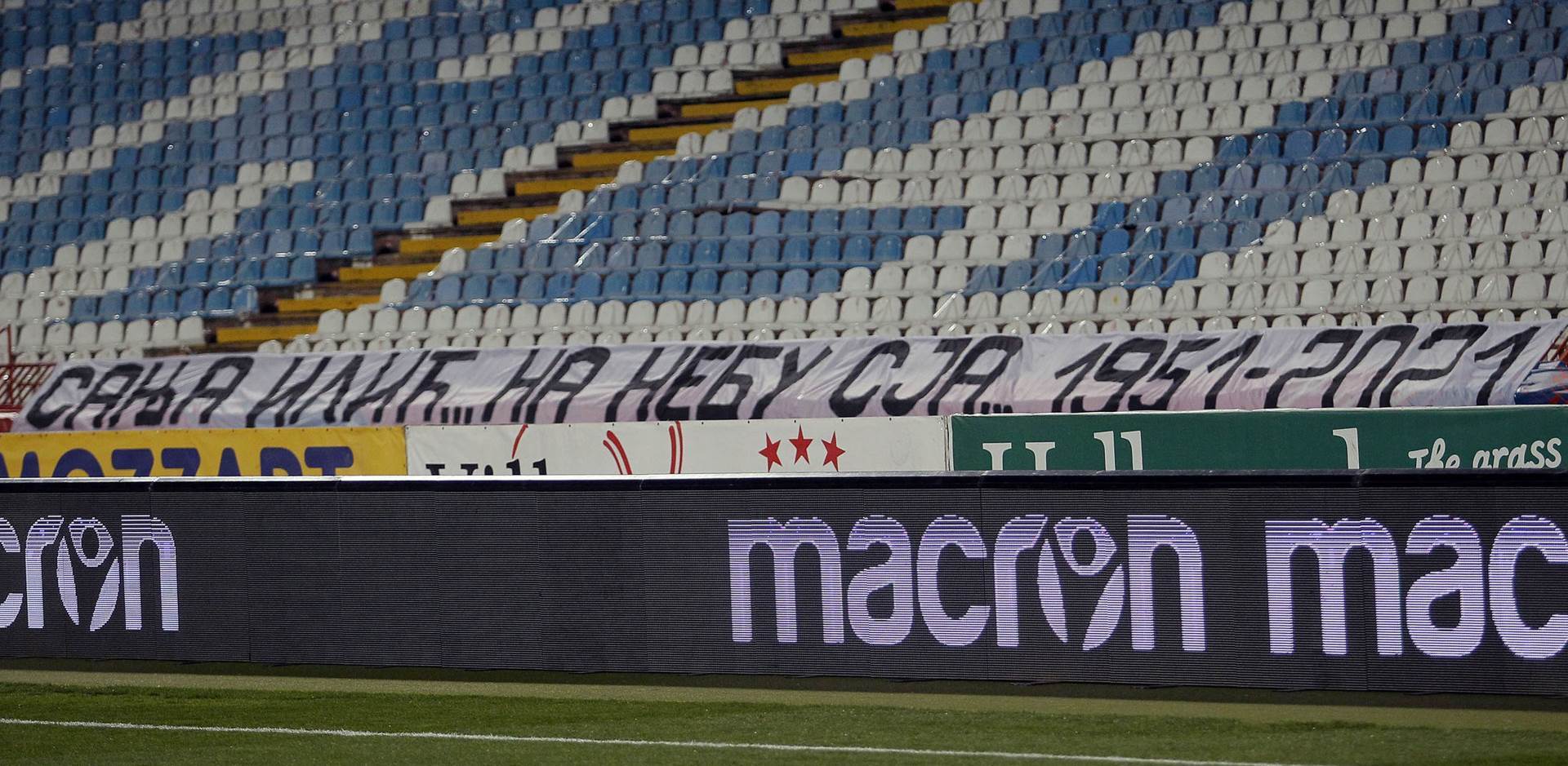 Crvena zvezda oproštaj Sanja Ilić transparent 