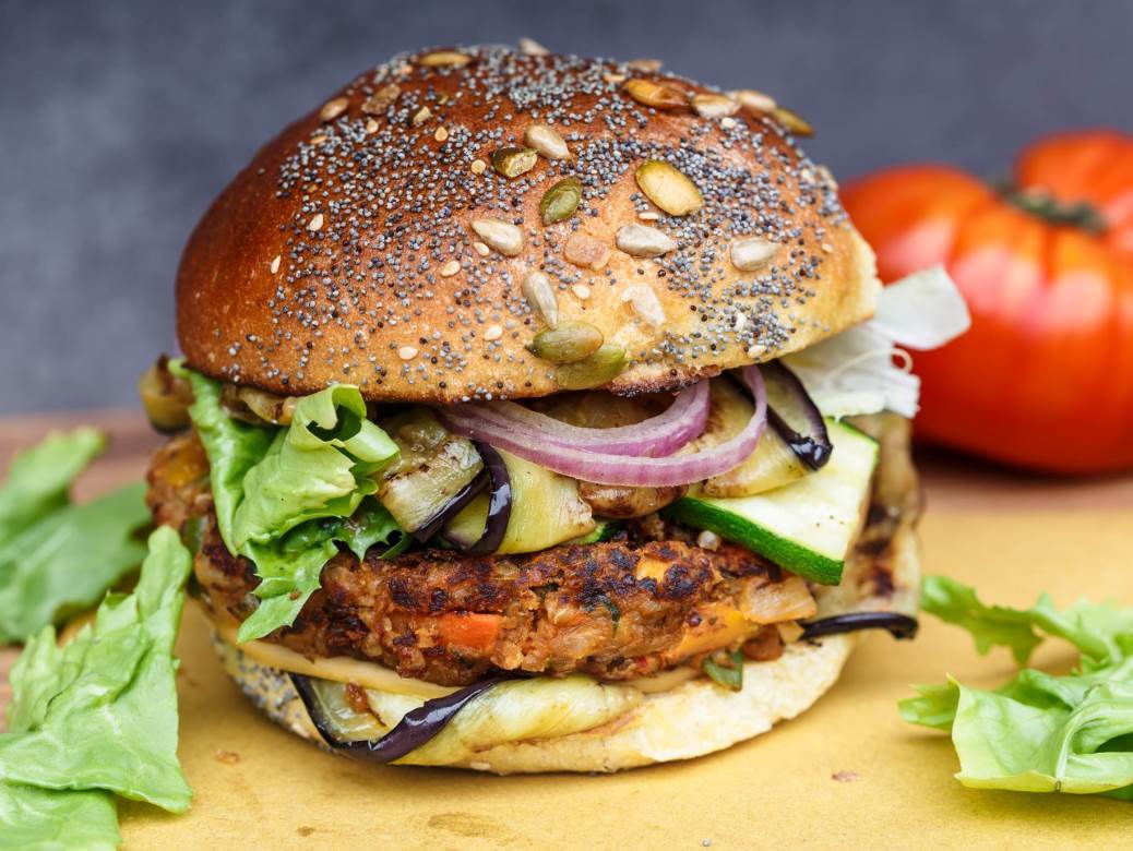 posno burger povrće recept 