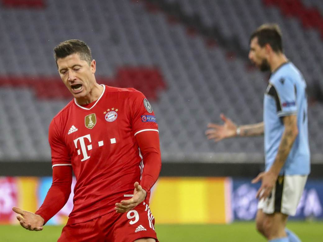  Liga šampiona osmina finala Bajern Lacio 2 1 Čelsi Atletiko 2 0 