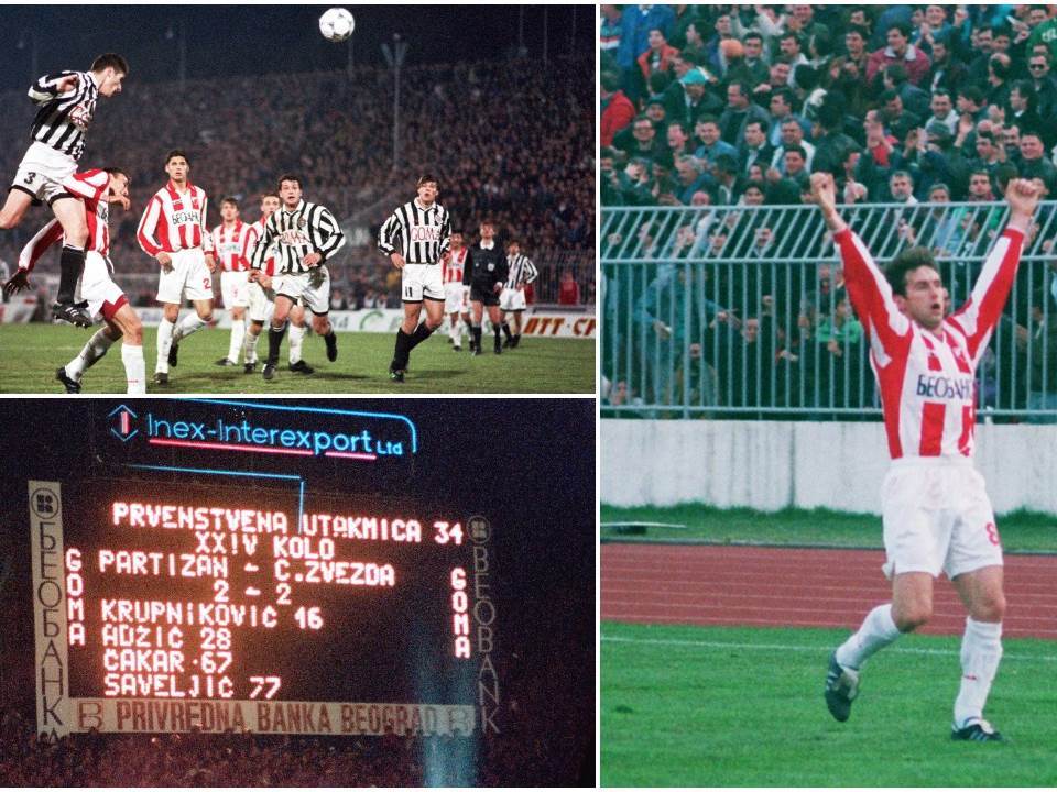  Partizan Crvena zvezda 99. vječiti derbi 18. mart 1995. 