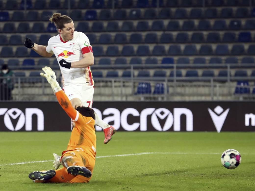  Arminija - RB Lajpcig, Bundesliga, 26. kolo 