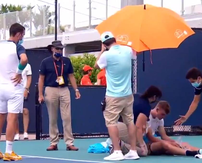  Tenis ATP Majami britanski teniser kolabirao 