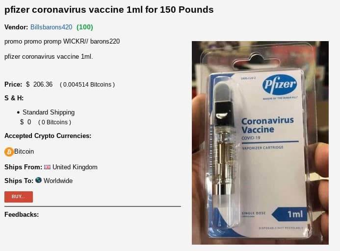  Vakcine u prodaji na Dark Webu: Šta je sve dostupno i po kojoj ceni 