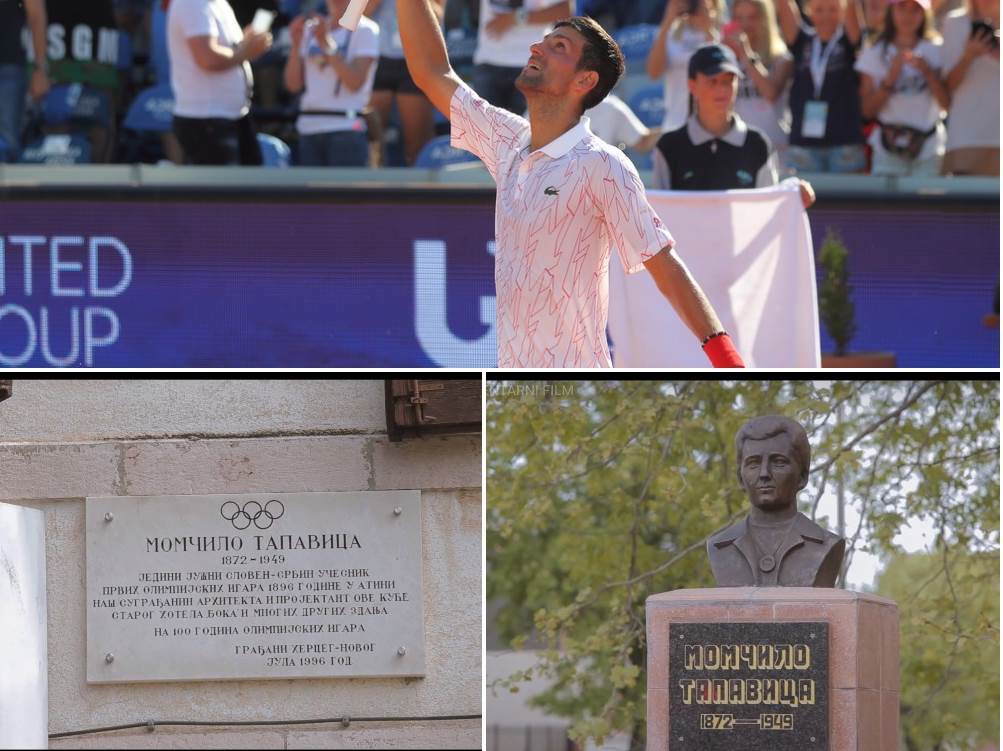  momcilo tapavica prvi srbin medalja olimpijska medalja tenis novak đoković 