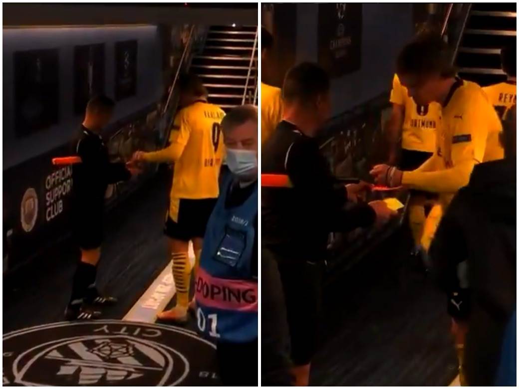  sudija tražio autogram holand mančester siti borusija dortmund 