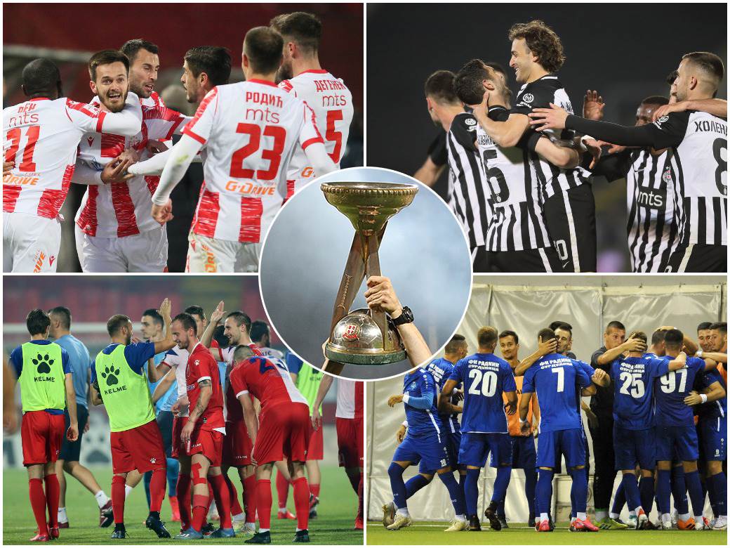  fudbal kup srbije polufinale 2020 2021 žrijeb 