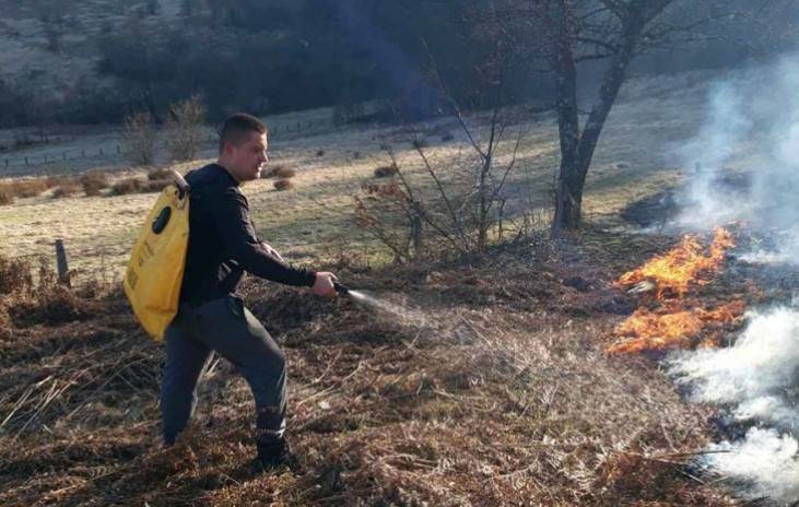  Požioci, Miljanovići, vatra 
