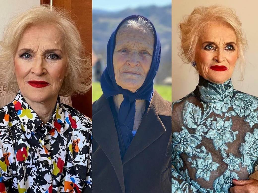  Umjetnik transformisao baku Miloratku (86) u filmsku divu (FOTO) 