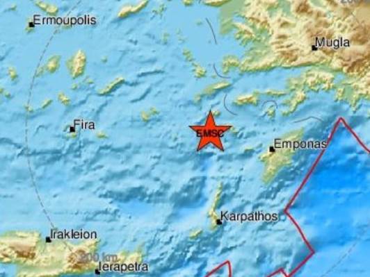  Zemljotres Grčka Dodekanez ostrvo 