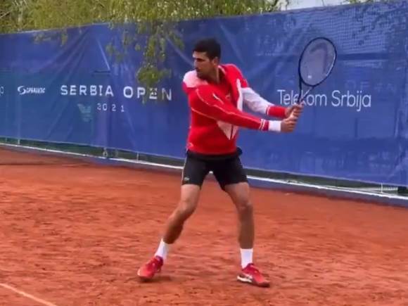  djokovic serbia open 2021 trening 
