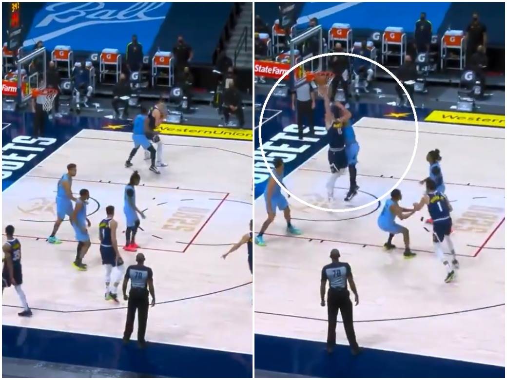  nikola jokić sjajan koš 