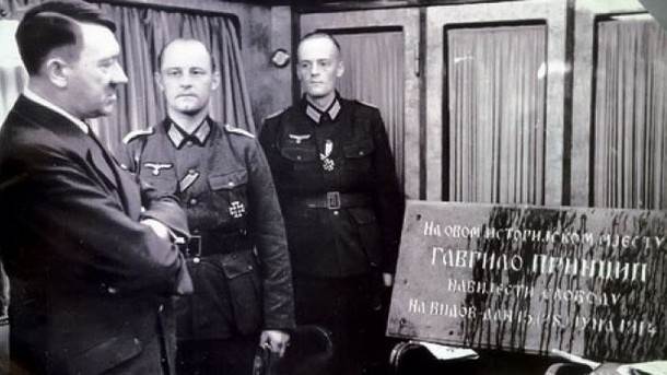  Gavrilo Princip, spomen ploča, Sarajevo 