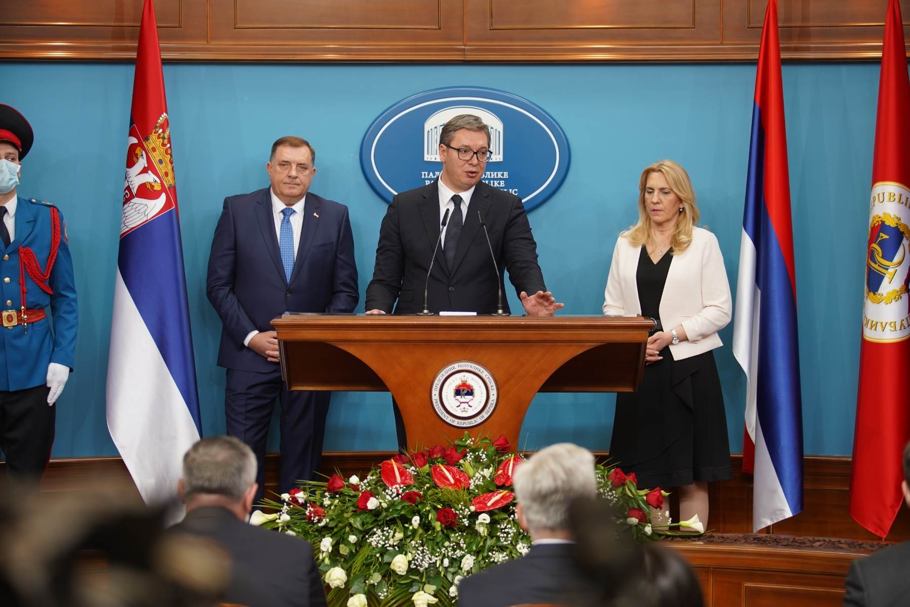  Aleksandar Vučić, Željka Cvijanović, Srbija, Srpska, sastanak 