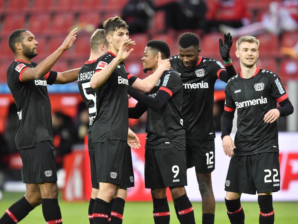  bajer leverkuzen - ajntraht frankfurt 3:1 bundesliga 31. kolo rezultati i tabela 