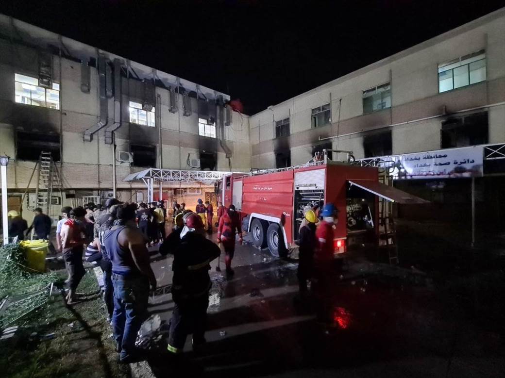  Tragedija u bolnici u Bagdadu: 82 ljudi stradalo u požaru (FOTO) 