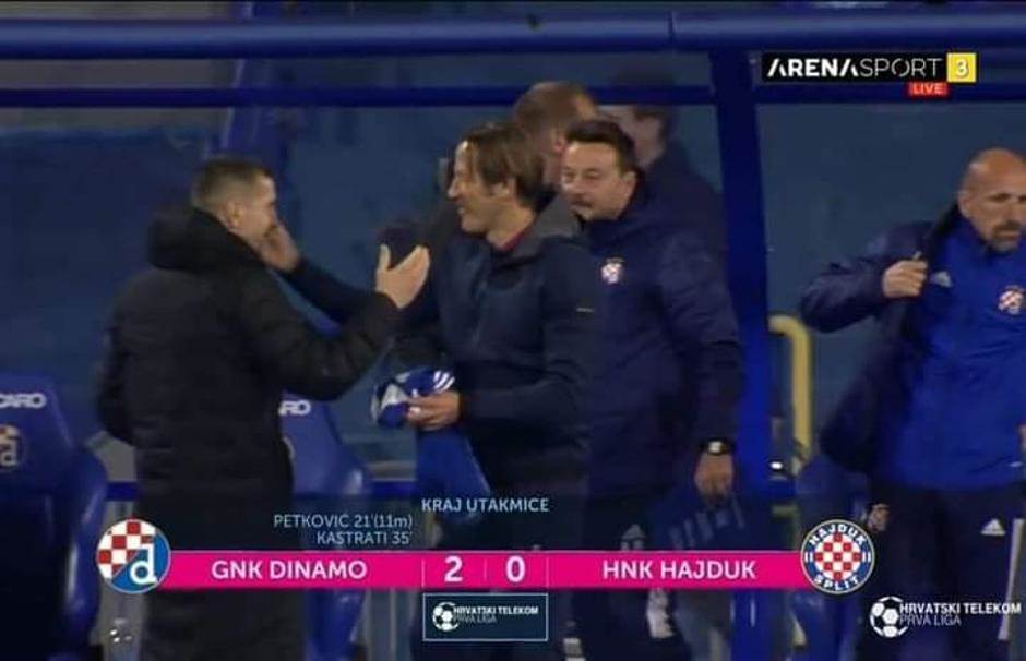  trener hajduka uzeo dres dinama i smijao se poslije poraza 