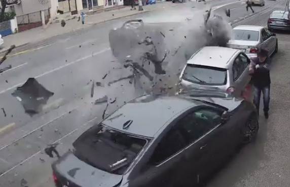 Saobraćajka Zagreb Dubrava audi pješaci video 
