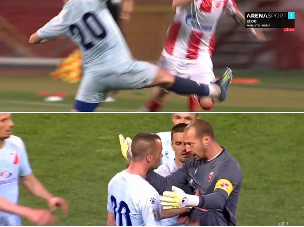  crveni-karton-crvena-zvezda-vojvodina-djordje-djuric-video 