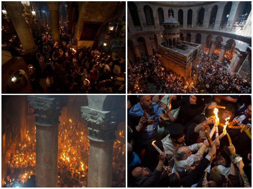  Dočeg blagodatnog ognja u Jerusalimu 